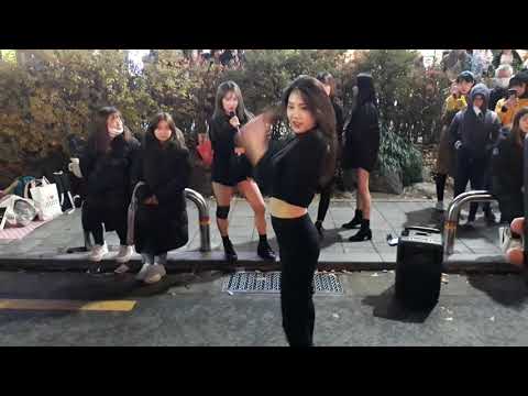 2018.11.24 4K직캠HD 홍대걷고싶은거리 여성댄스팀 루시드(4)