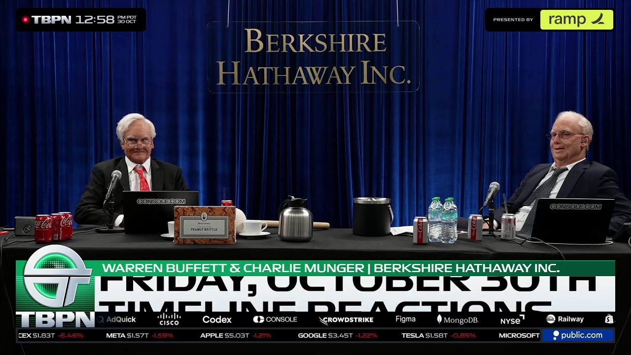 Warren Buffett & Charlie Munger LIVE on TBPN 🎃