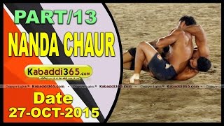 (13) Nanda Chaur (Hoshiarpur) Kabaddi Tournament 27 Oct 2015