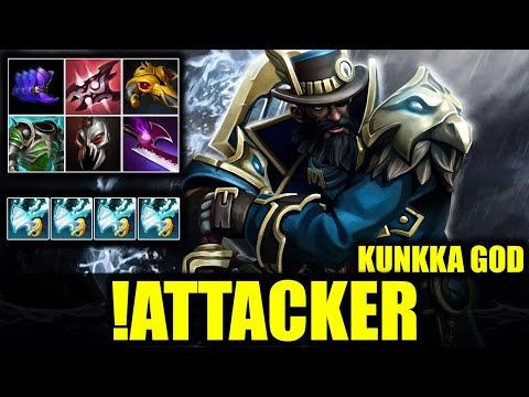 🔥 KUNKKA GOD - !Attacker - Kunkka - 16 Kills - DOTA 2 Pro Game Highlights