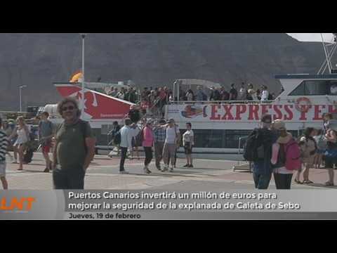 Un millón de euros para mejorar la seguridad de la explanada de Caleta de Sebo