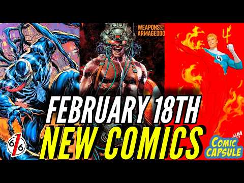 NEW COMIC BOOKS RELEASING FEBRUARY 18th 2026 DC  MARVEL COMICS PREVIEWS COMING OUT THIS WEEK #comic