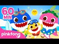 Baby Shark Summer Remix and more | Shark Family Special | +Compilation | Pinkfong Songs for Children