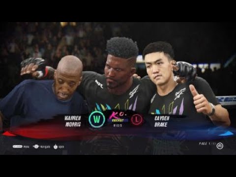 UFC 4 Heavyweight Career - One Sided Beatdown Yikes!!!!