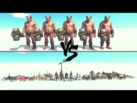 5x Ogre Lord Vs All Units ARBS | Animal Revolt Battle Simulator