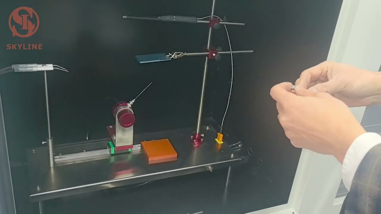 Needle Flame Tester Flammability Testing Equipment