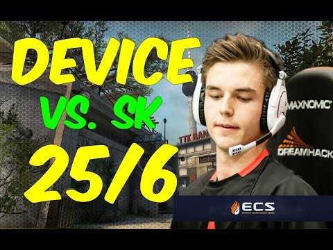 device |Astralis| POV 1440p@60fps | 25/6 vs. SK @ ECS Season 2 Finals