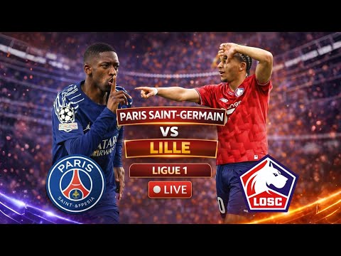 Paris Saint-Germain vs Lille | Ligue 1 Watchalong Commentary ROG YT