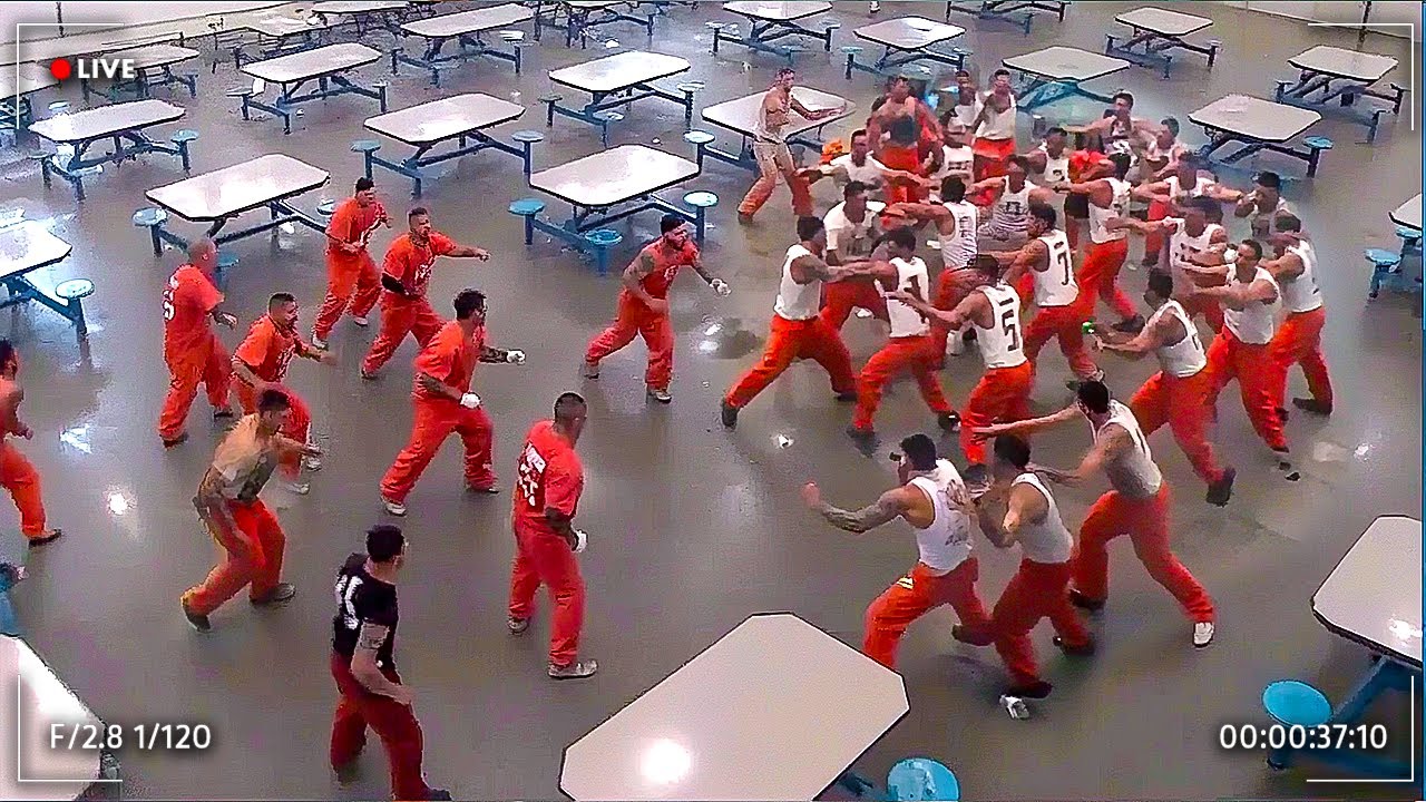 Most BRUTAL Prison Fights Caught On Camera