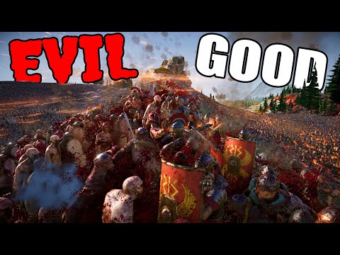 Every Army of EVIL vs Every Army of GOOD! - Ultimate Epic Battle Simulator UEBS 2