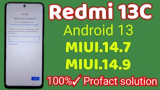 Redmi 13C frp bypass 2024 without PC | Redmi 13c google lock | Redmi 13c Android 13 Google  unlock