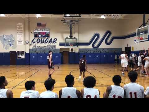 Bridgeland High School Freshman Kurt Pasion (#12) Highlights At CFISD Freshman Tournament