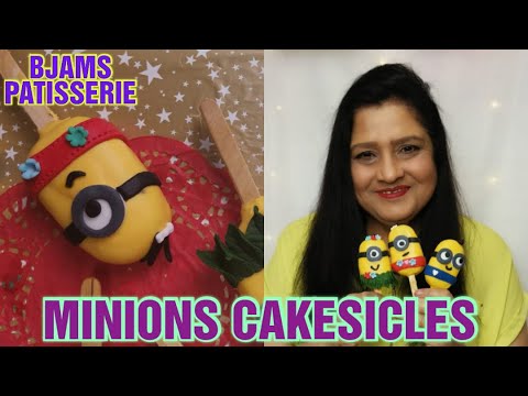 HOW TO MAKE MINIONS CAKESICLE | BJAMS PATISSERIE WITH SADIA IQBAL| English subtitles
