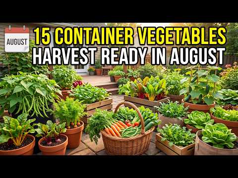 15 Container Vegetables To Grow Today For A Heavy Mid August Harvest