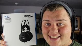 Video thumbnail for AKG K52 studio headphones! by FranticCo.