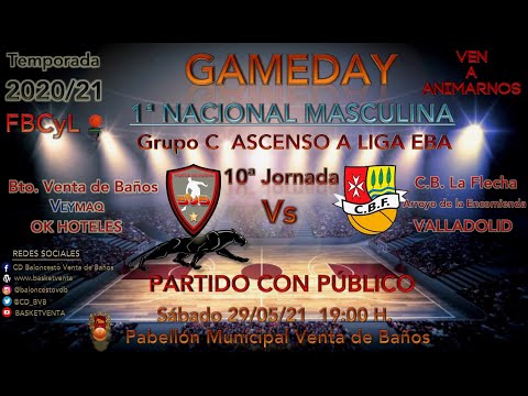 Baloncesto Venta de Baños Veymaq - OK Hoteles Vs. CB La Flecha / Jornada 10 Grupo C 1ªNacional FBCYL