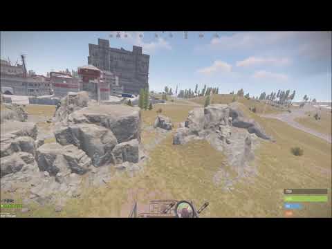 Rust - Looting Launch Site with a Mini copter in Rust #tipsrust