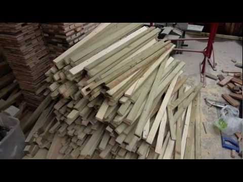 Cutting molding and making jigs for the geodome