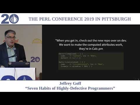 Jeffrey Goff - "The Seven Habits of Highly Defective Programmers"