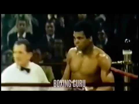 How many times was Muhammad Ali knocked down?