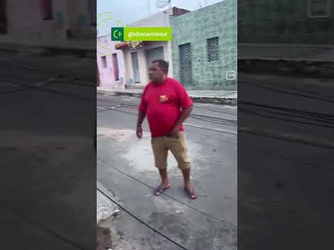 Moradores encontram vários postes caídos em Altaneira