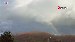 Bin Rakımda Oluşan Gökkuşağı Hayran Bıraktı