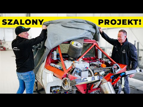 The only one of its kind in Poland! A replica of the 1980s rally monster, the Peugeot 205 T16.