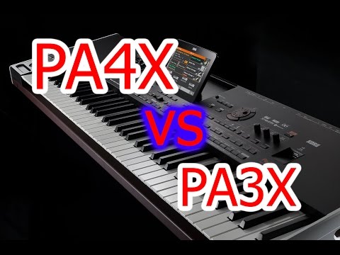 Korg PA4X vs PA3X - LOADING A FOLDER SPEED COMPARISON