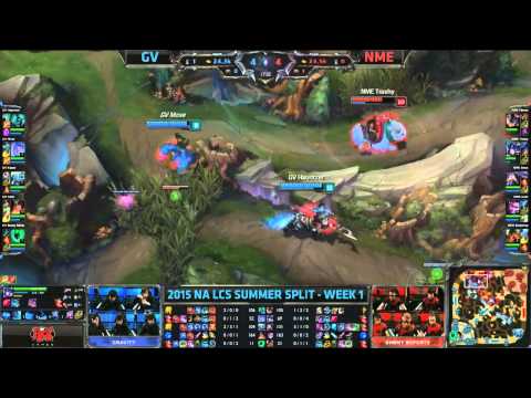 Gravity vs Enemy eSports - W1D1 NA LCS Summer 2015 - League of Legends