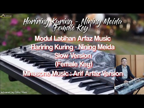 Hariring Kuring - Nining Meida Karaoke (Slow Version)