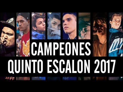 TODOS LOS CAMPEONES DEL QUINTO ESCALON TEMPORADA 2017 l Quinto Escalon Freestyle Rap