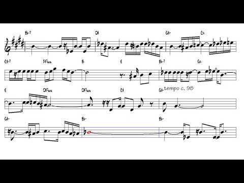 Aidishe Mame  Alto Sax