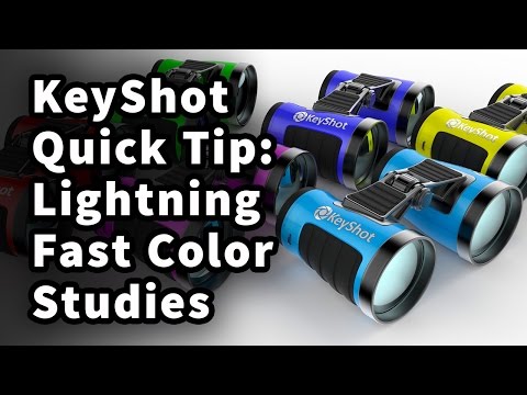 KeyShot Quick Tip: Lightning Fast Color Studies