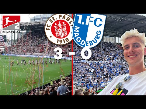 FC ST PAULI - 1 FC MAGDEBURG | LOUDEST VLOG EVER 🤯🤯 | Eggestein double 🚀