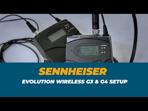 Set Up Your Sennheiser EW G3 & G4 Wireless Mic Easily in Sync Mode
