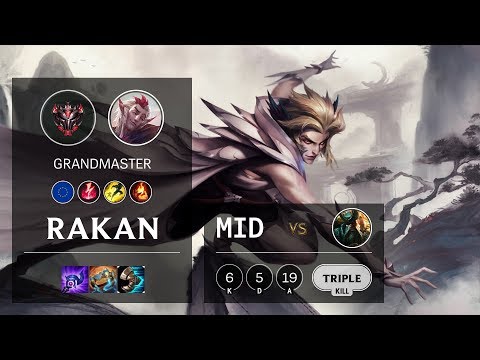 Rakan Mid vs Gangplank - EUW Grandmaster Patch 10.5