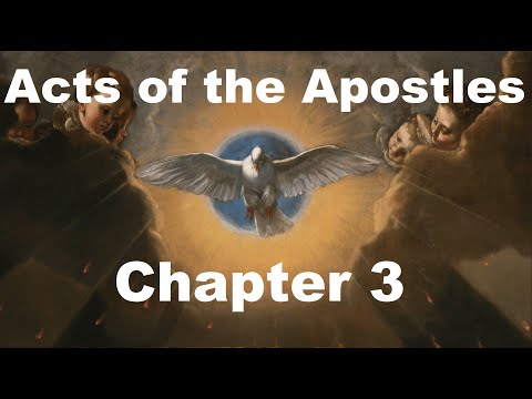 Acts 3: Acts of the Apostles, Peter and John go in the Temple, Catholic Bible Study, Fr. Tim Peters