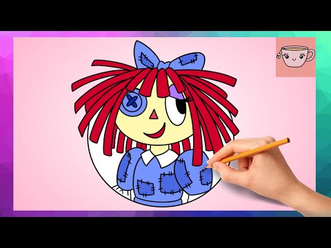 How To Draw Ragatha's Door Icon from The Amazing Digital Circus | Cute Easy Drawing Tutorial