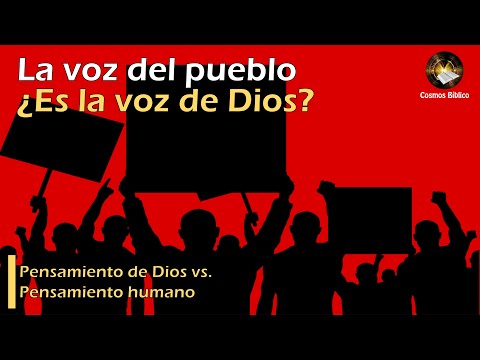 La voz del pueblo ¿Es la voz de Dios?