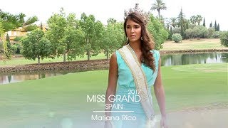 Mariana Rico Miss Grand Spain 2017 Introduction Video