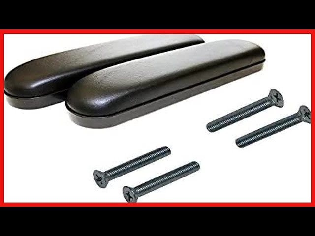 Vídeo relacionado con MoKo Almohadillas para Apoyabrazos Suaves, [2 PZS] 25.5 x 8 x 4 cm Cojín para Reposabrazos de Sillas con Correas Ajustables y Fondo Antideslizante, Ideal para Oficina, Sala, Dormitorio, Estudio, Negro