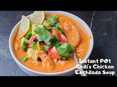 Chicken Enchilada Soup Instant Pot Recipe
