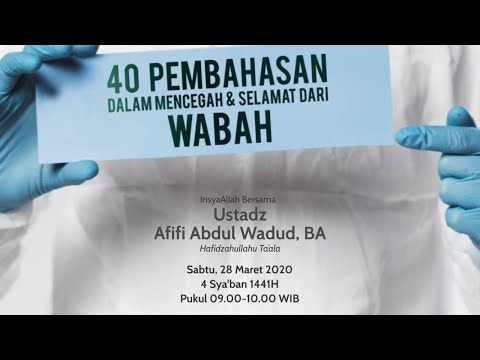 40 Pembahasan Dalam Mencegah Dan Selamat Dari Wabah