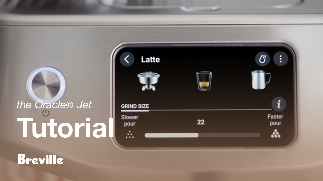 Breville coffee guide tutorial - How to adjust grind size