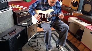 Video thumbnail for Suhr Scott Henderson Signature Olympic White Electric Guitar-Quick 'n' Dirty by soundpurestudios