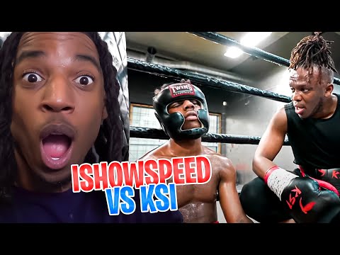B LOU Reacts To IShowSpeed vs KSI Boxing Match!