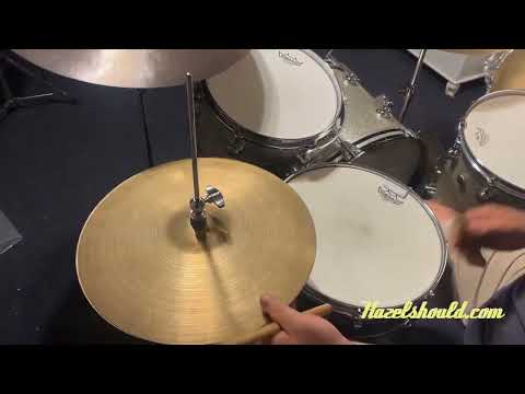 Vintage Zildjian 1950s Paper Thin Hi Hats 14” 673 722 g