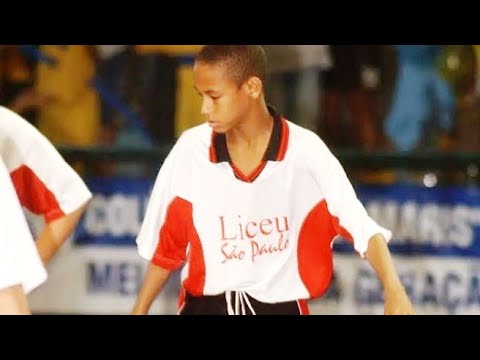 Neymar DESTRUINDO com 12 ANOS no Futsal • (Liceu 2004) • Dribles, Gols e IMAGENS RARAS • HD