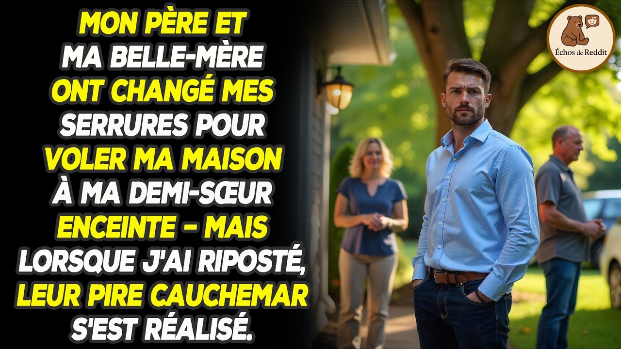 Mon père et ma belle-mère ont changé mes serrures pour voler ma maison à ma demi-sœur enceinte...