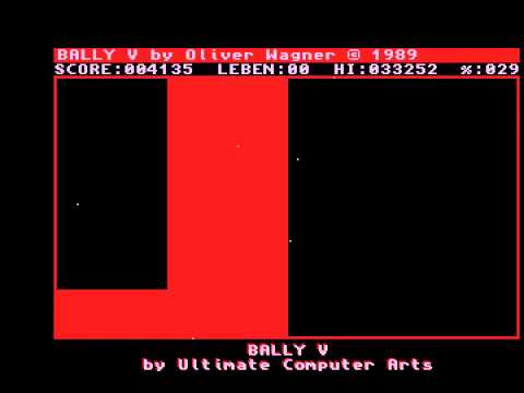 AMIGA Bally V BALLY FIVE BALLYFIVE Oliver Wagner QIX LIKE AMIGA OCS1989UltimateComputerArtsPDadfzip
